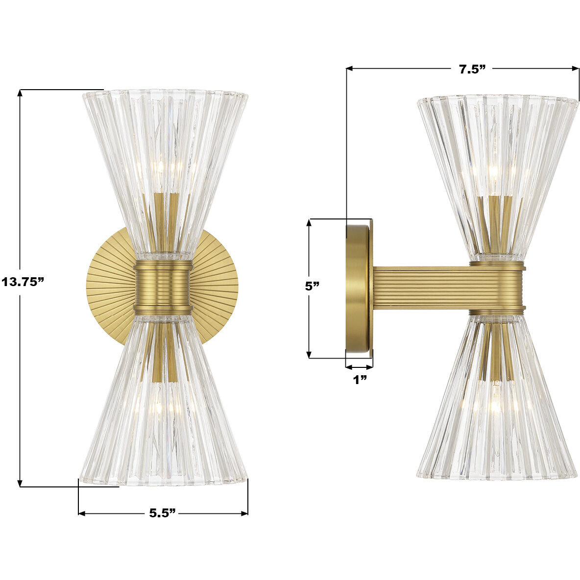 Lotus Bath Wall Light