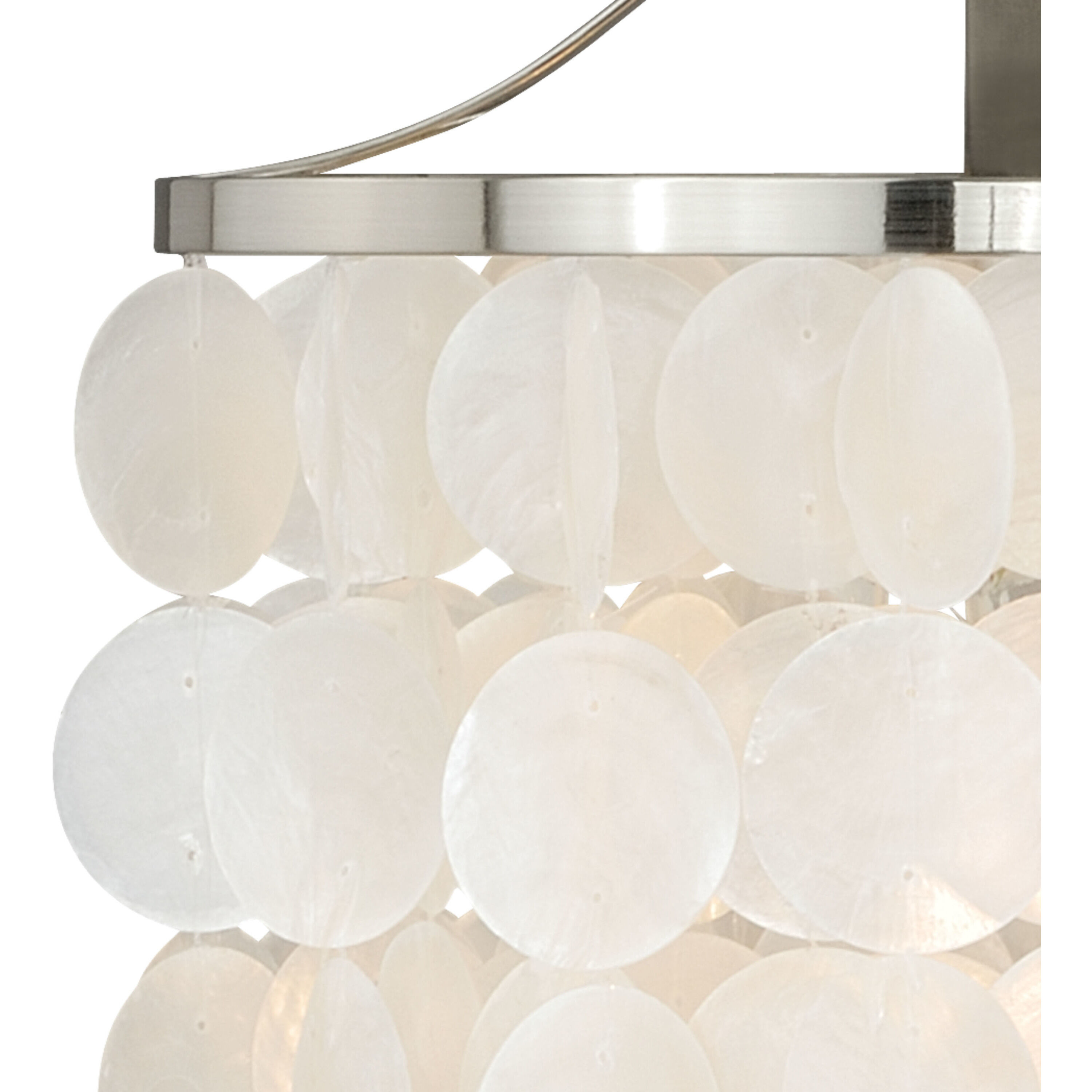 Elsa LED 10.5 inch Satin Nickel Pendant Ceiling Light