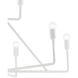 Trilling 9 Light 39.25 inch Gesso White Chandelier Ceiling Light