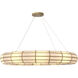 Ronco 10 Light 47.24 inch Antique Brass Chandelier Ceiling Light
