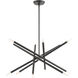 Soho 12 Light 28 inch Scandinavian Gray Chandelier Ceiling Light 