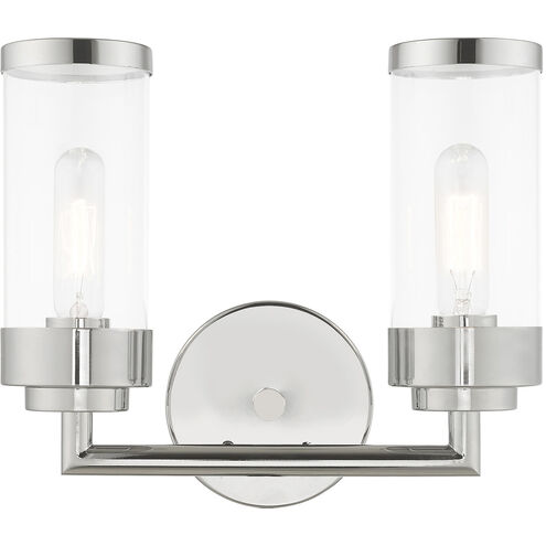 Hillcrest 2 Light 13 inch Polished Chrome Bath Vanity Wall Light