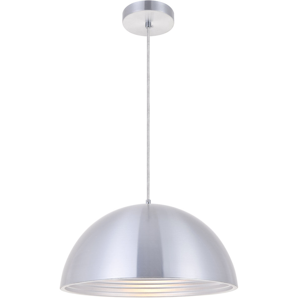 Circa 1 Light 15.5 inch Burnished Nickel Pendant Ceiling Light