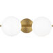 ED Ellen DeGeneres Lune 2 Light 17.88 inch Bathroom Vanity Light