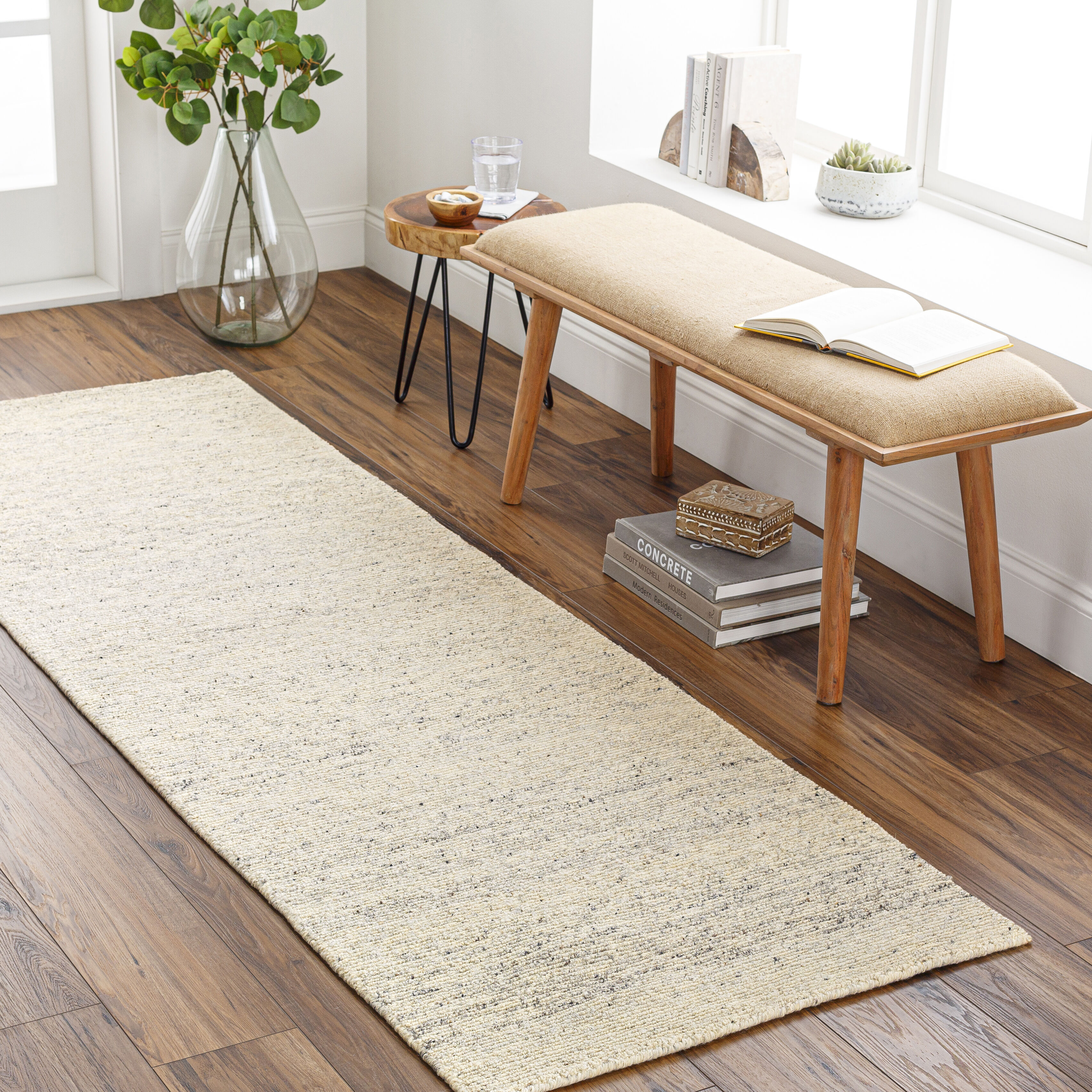 Odessa 96 X 30 inch Beige Rug in 2.5 x 8, Runner