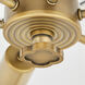 Belinder 6 Light 30 inch Non-Lacquered Brass Pendant Ceiling Light