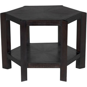 Yehuda 34 X 34 inch Sombre Side Table, Large