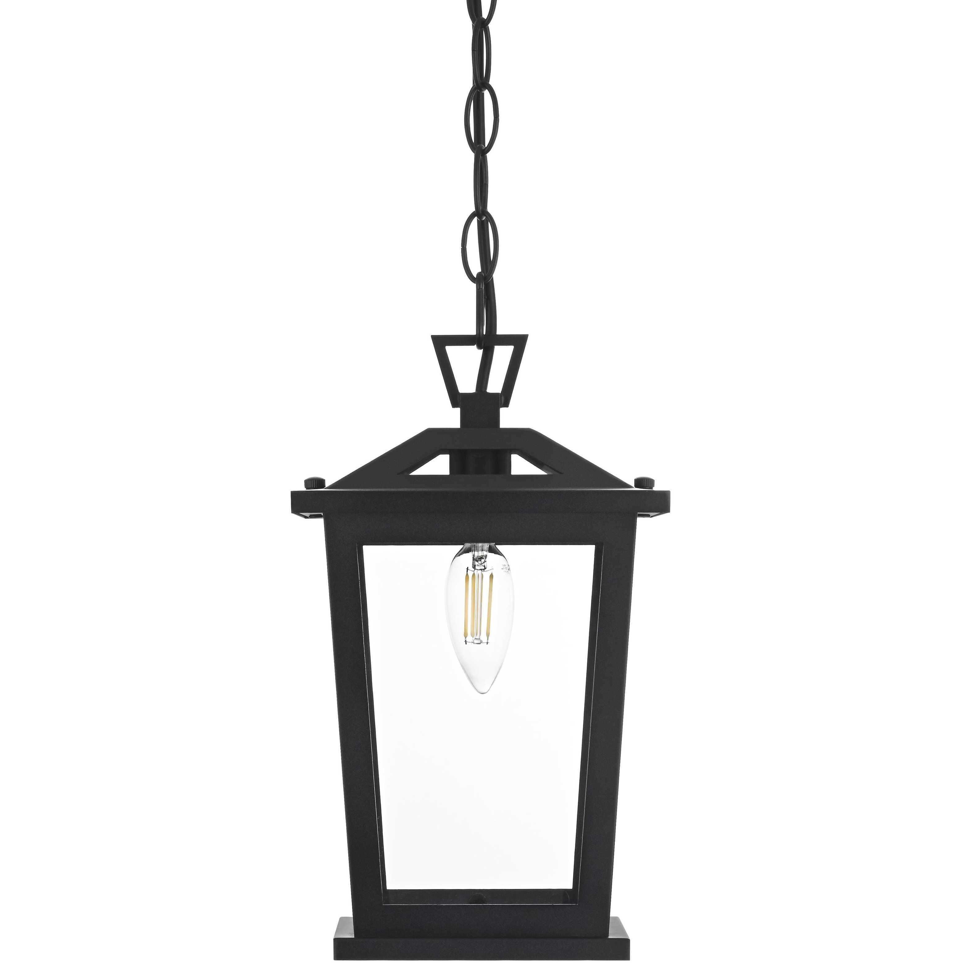 Berks 1 Light 5.5 inch Black Outdoor Pendant
