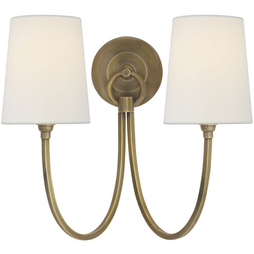 Thomas O'Brien Reed 2 Light 15.00 inch Wall Sconce