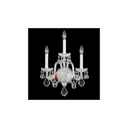 Olde World 3 Light 7.5 inch Polished Silver Wall Sconce Wall Light in Radiance