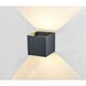 Avenue Outdoor LED 8 inch Black Outdoor Wall Mount