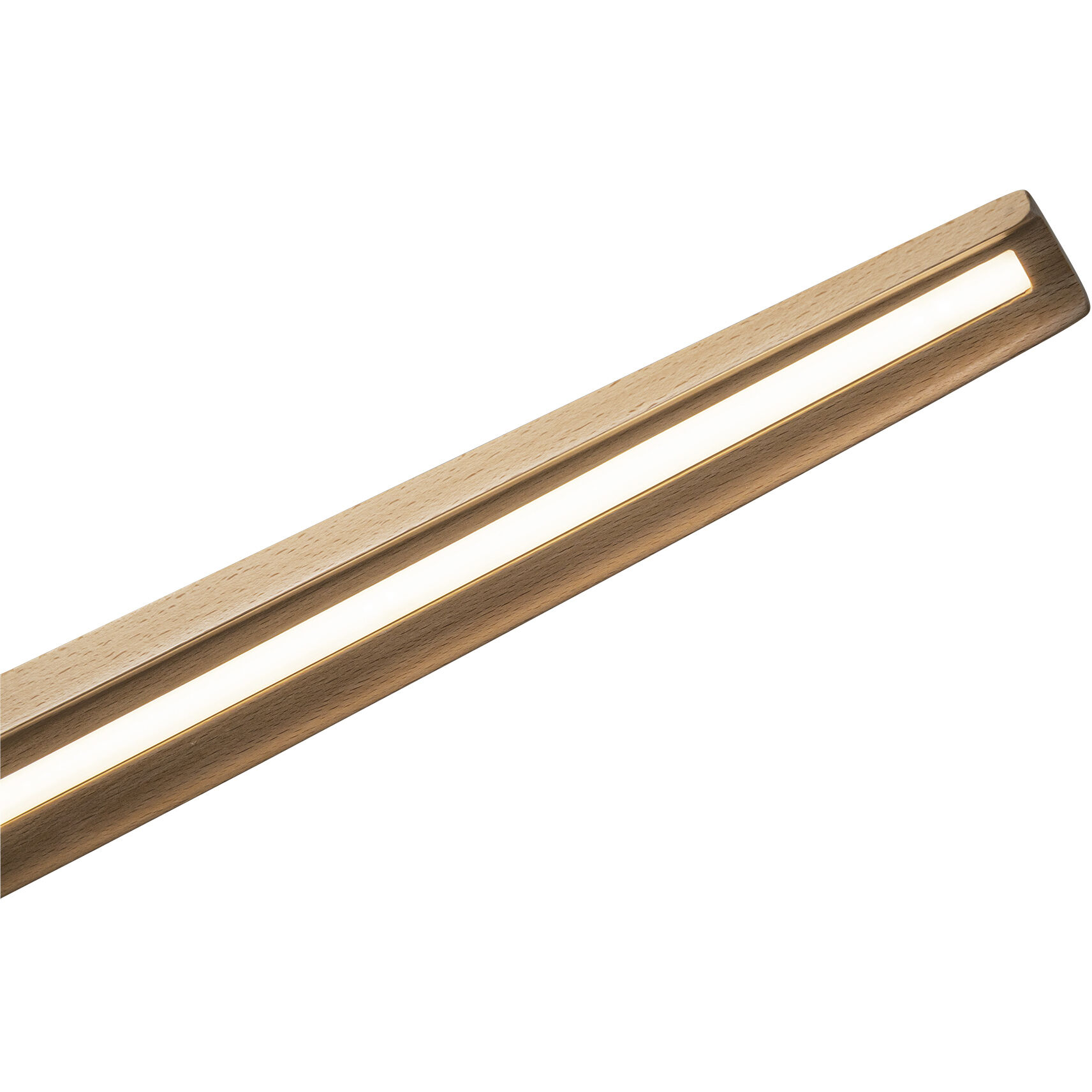 Dakota LED 47.25 inch Beech Wood Linear Pendant Ceiling Light