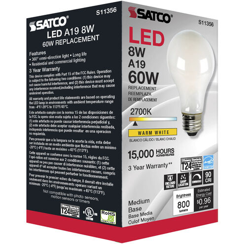 Lumos LED 8.00 watt 120 2700K Light Bulb