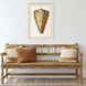 Conch Study Orange and Beige and Blue and Multi Framed Art