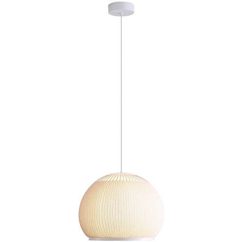 Tela LED 17.75 inch Sand Yellow Pendant Ceiling Light