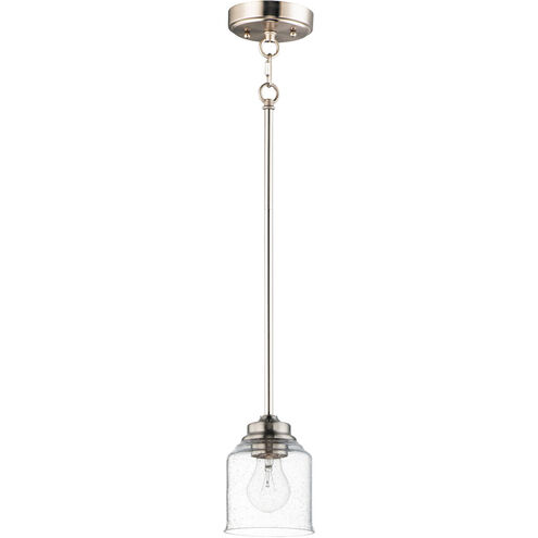 Acadia 1 Light 5 inch Satin Nickel Single Pendant Ceiling Light