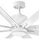 Vantage 66 inch Matte White Smart Fan
