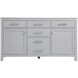 Lewis 60 X 22 X 34 inch Grey Vanity Sink Set