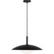 Mont 1 Light 20 inch Midnight Black Pendant Ceiling Light in Incandescent