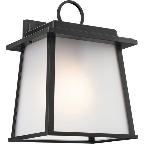 Noward 1 Light 12.25 inch Black Outdoor Wall Sconce, Large