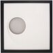 Dimensional Paper Paper White/Black Shadowbox Art, Circle