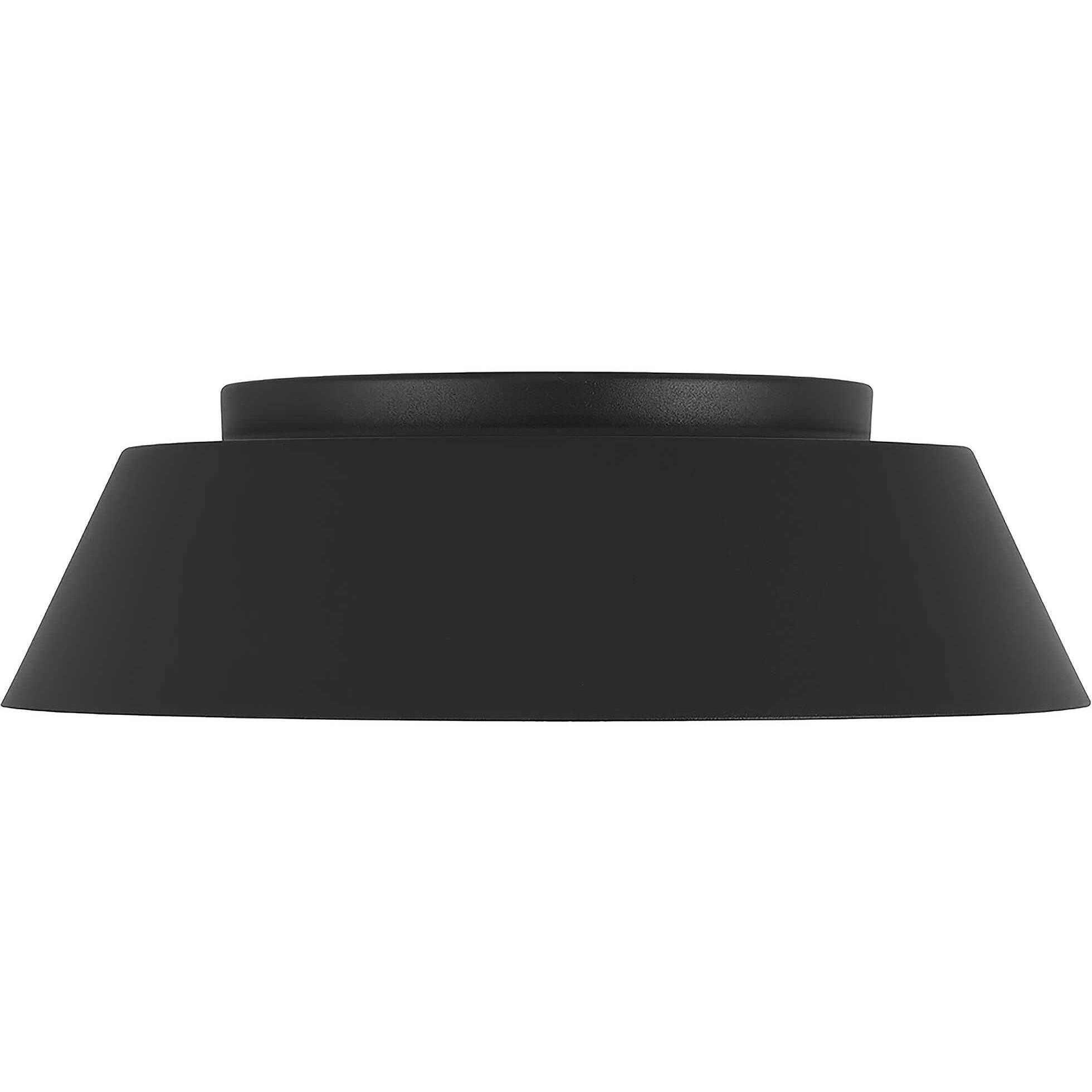 Pez LED 11 inch Sand Black Outdoor Flush Mount