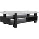 Riviera 54 X 27 inch Checkmate Black with Checkmate White Coffee Table