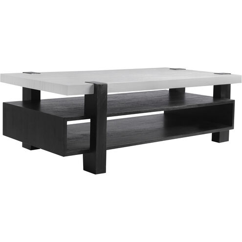 Riviera 54 X 27 inch Checkmate Black with Checkmate White Coffee Table