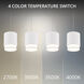 Cloak LED 4.63 inch White Pendant Ceiling Light in 3000K, dweLED