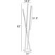 Lorant 63.5 inch 30.00 watt Silver Floor Lamp Portable Light