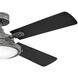Collier 54 inch Pewter with Matte Black, Birch Blades Fan