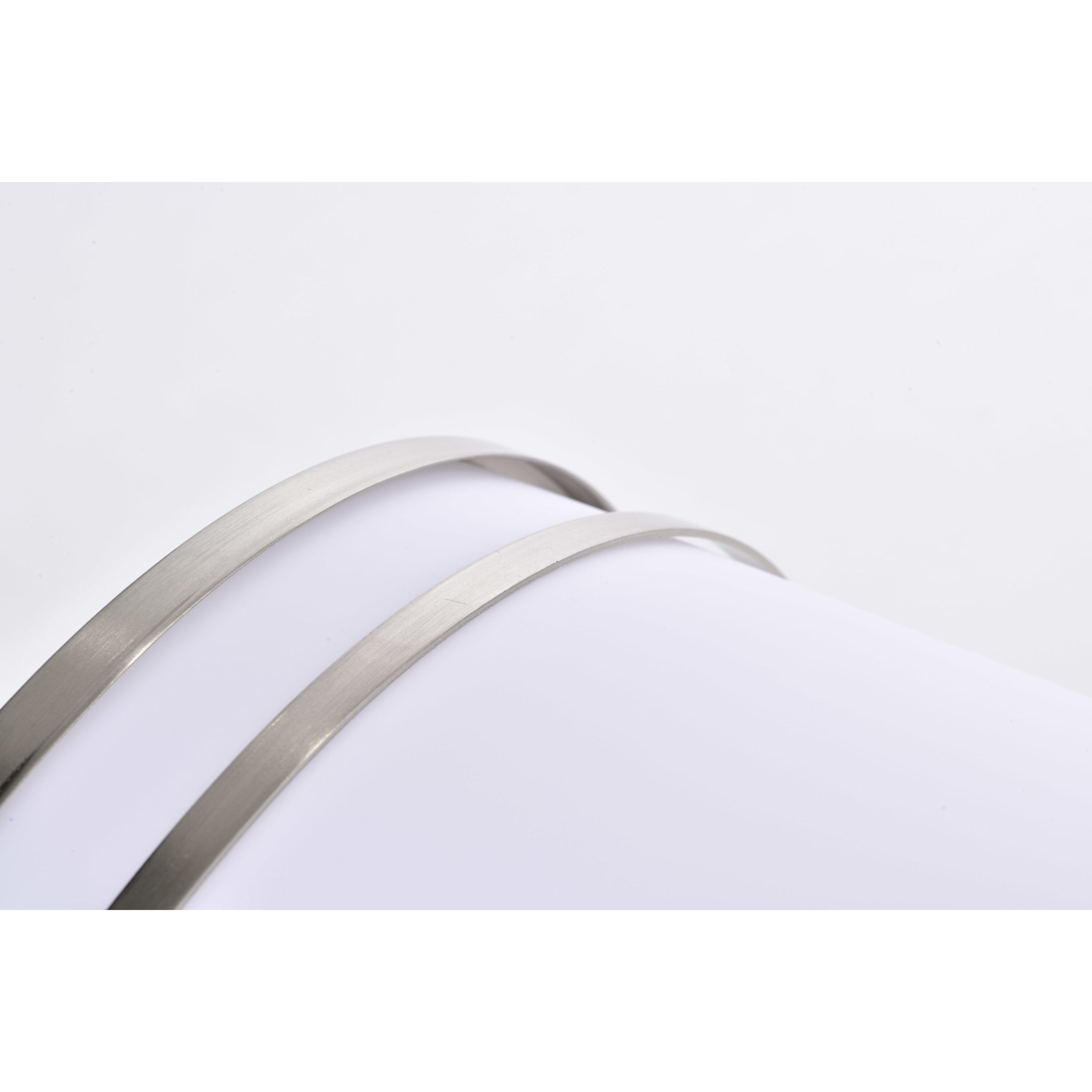 Glamour LED 12 inch Brushed Nickel Linear Flush Ceiling Light