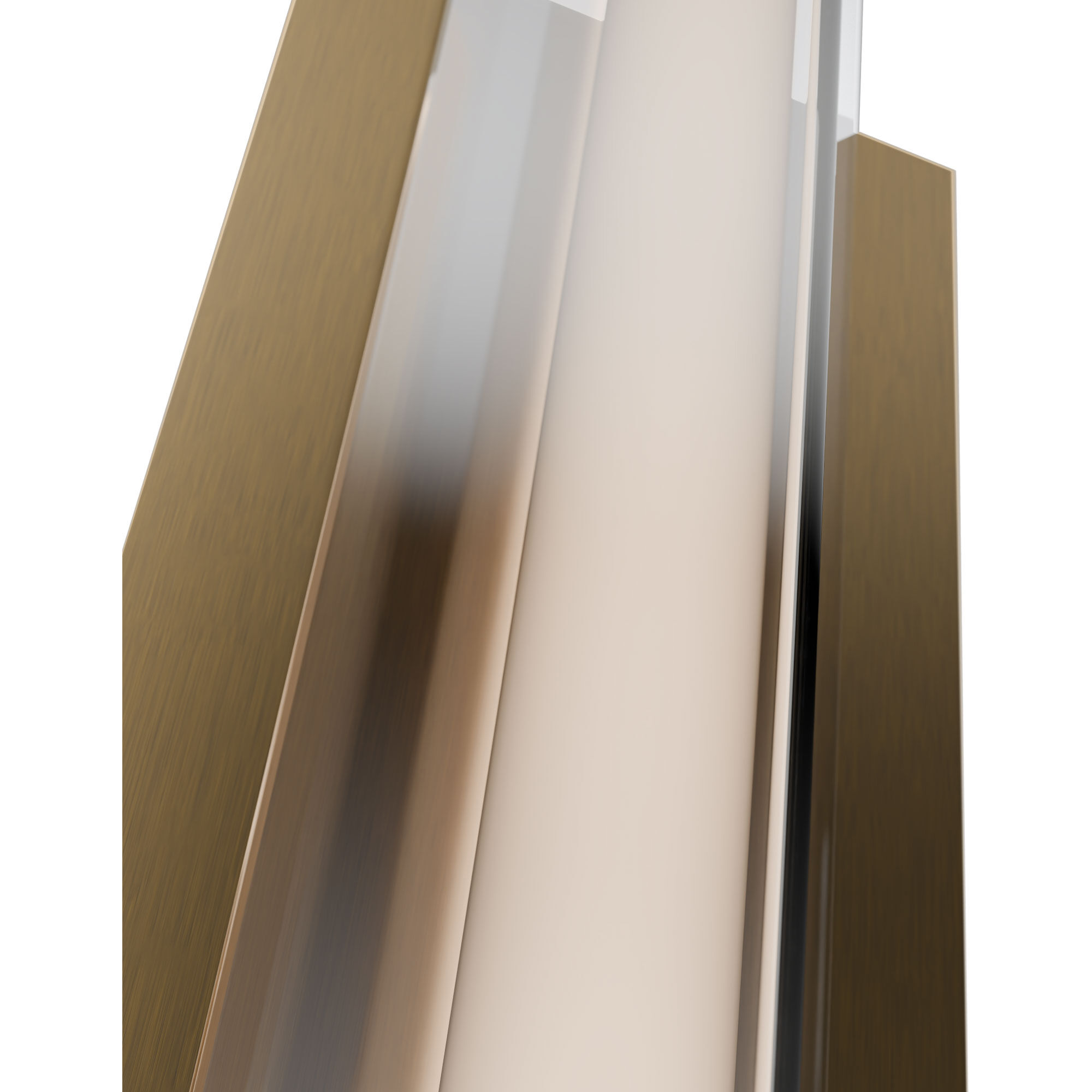 Boulevard LED 18 inch Aged Brass Bath Vanity & Wall Light in 4000K, dweLED