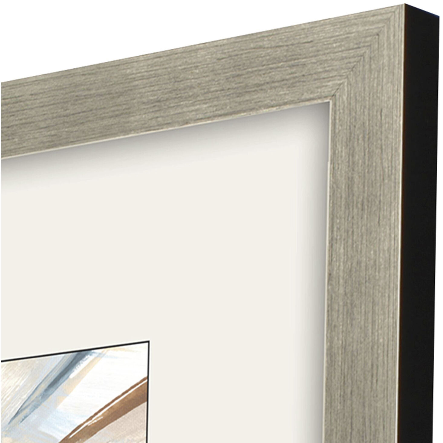 Abstract Blue and Brown Framed Art, Propac