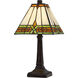 3115 Tiffany 14 inch 40.00 watt Dark Bronze Accent Lamp Portable Light