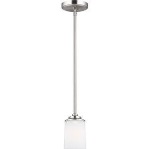 Kemal 1 Light 4 inch Brushed Nickel Mini-Pendant Ceiling Light