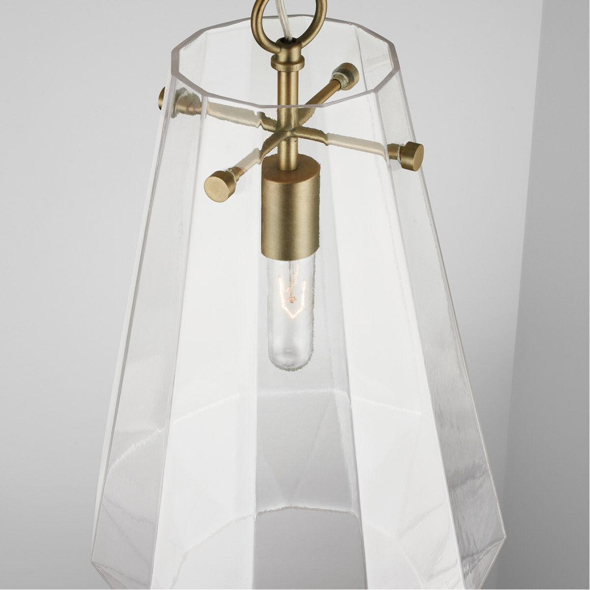 Lee 1 Light 11 inch Aged Brass Pendant Ceiling Light