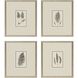 Florals Collection Brown Framed Art