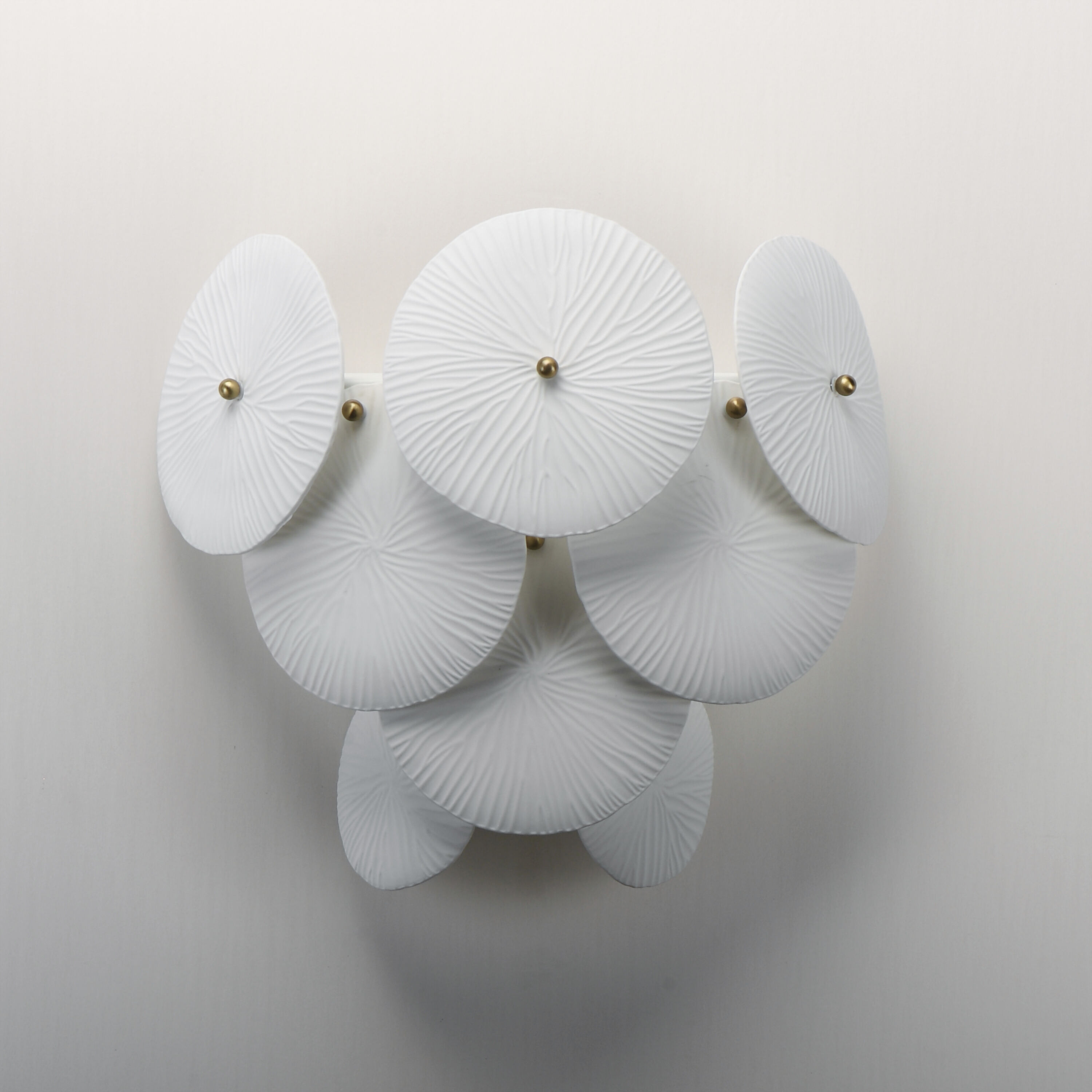 Isla 1 Light 12.5 inch Natural Aged Brass Wall Sconce Wall Light in White