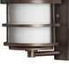 Saturn LED 16 inch Metro Bronze Outdoor Wall Lantern, Medium
