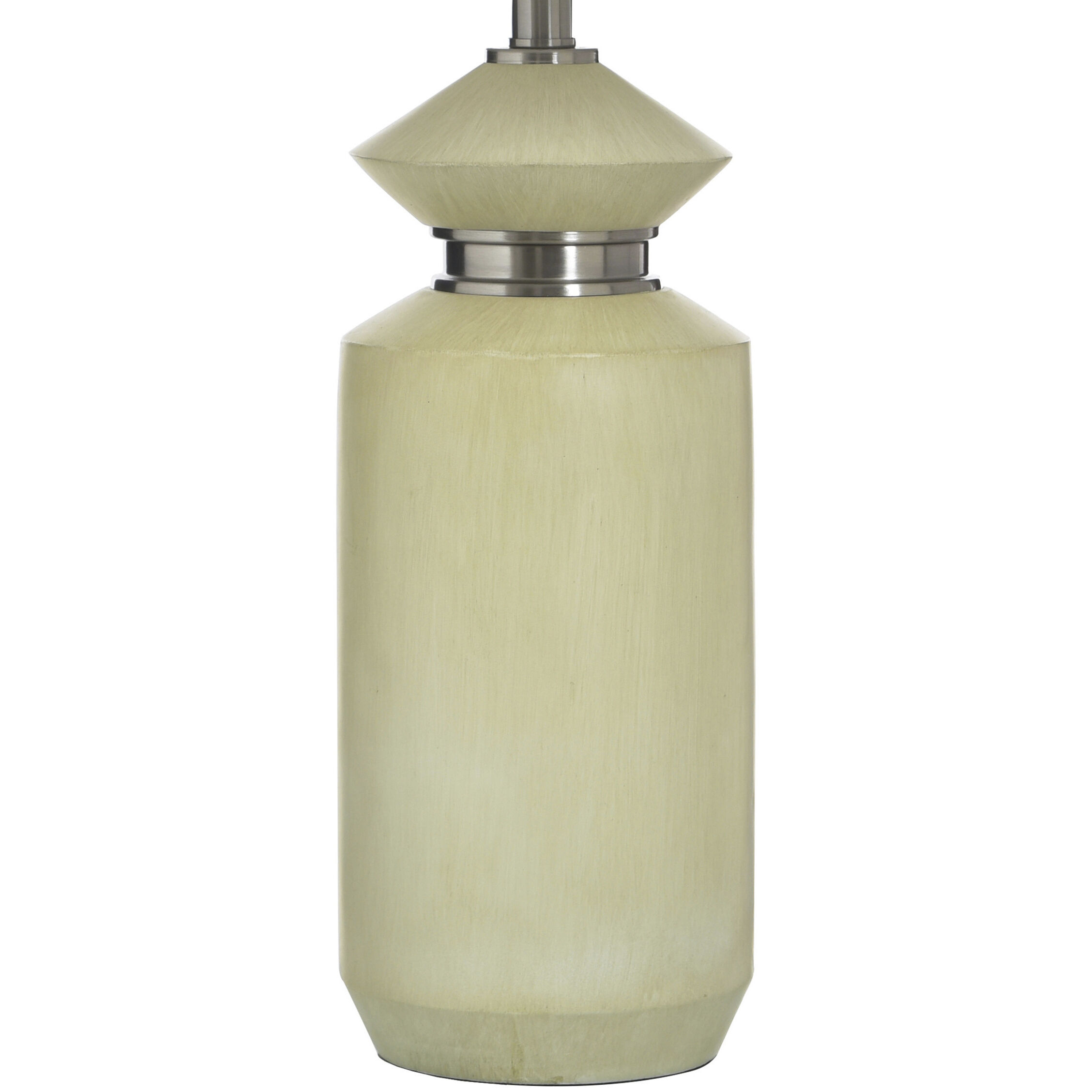 Jean 29 inch 100 watt Pettye Ivory and Silver and Light Oatmeal Table Lamp Portable Light