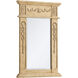 Lenora 28 X 18 inch Antique Beige Wall Mirror in Antique Bronze