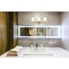 Traditional 3 Light 24 inch Natural Brass Bathroom Vanity Light Wall Light