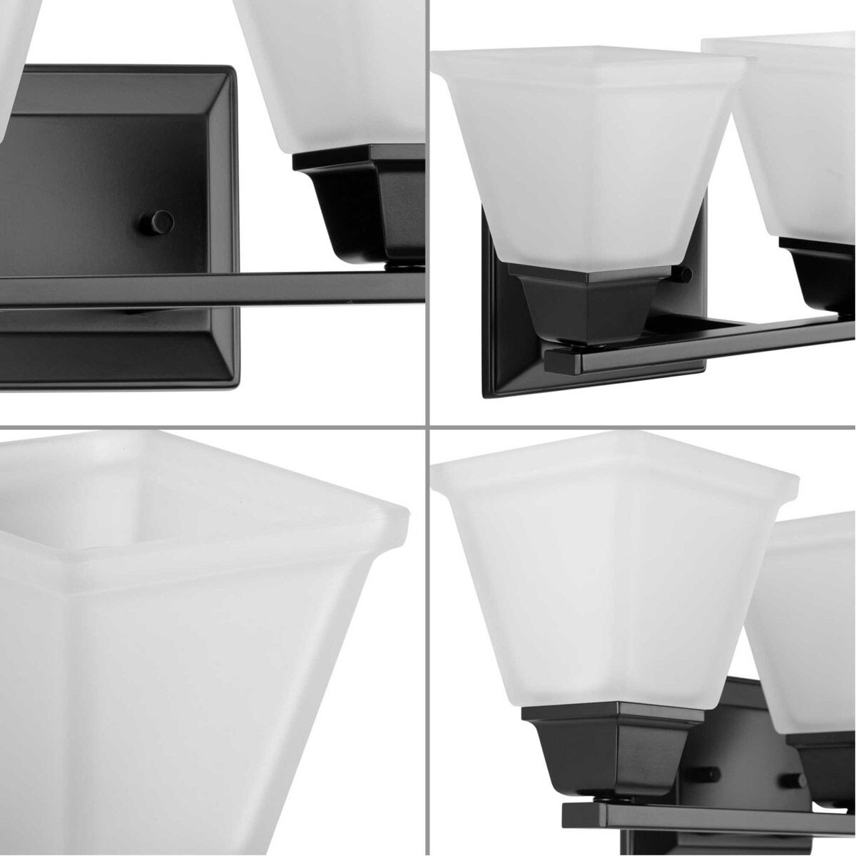 Clifton Heights 2 Light 14 inch Matte Black Bath Vanity Wall Light