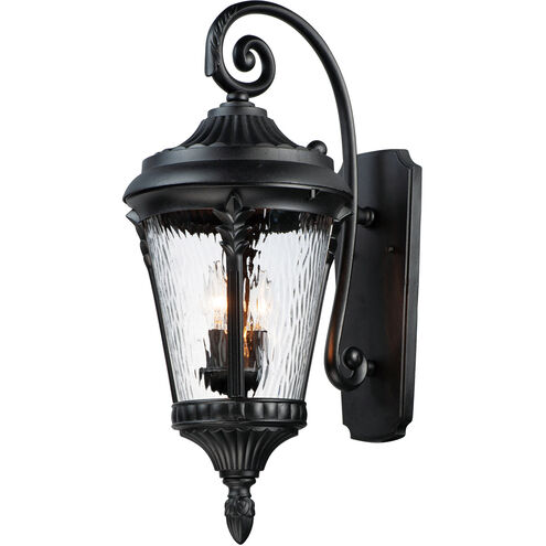 Sentry 3 Light 26 inch Black Outdoor Wall Mount