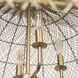 Thad 38 inch Gold Chandelier Ceiling Light