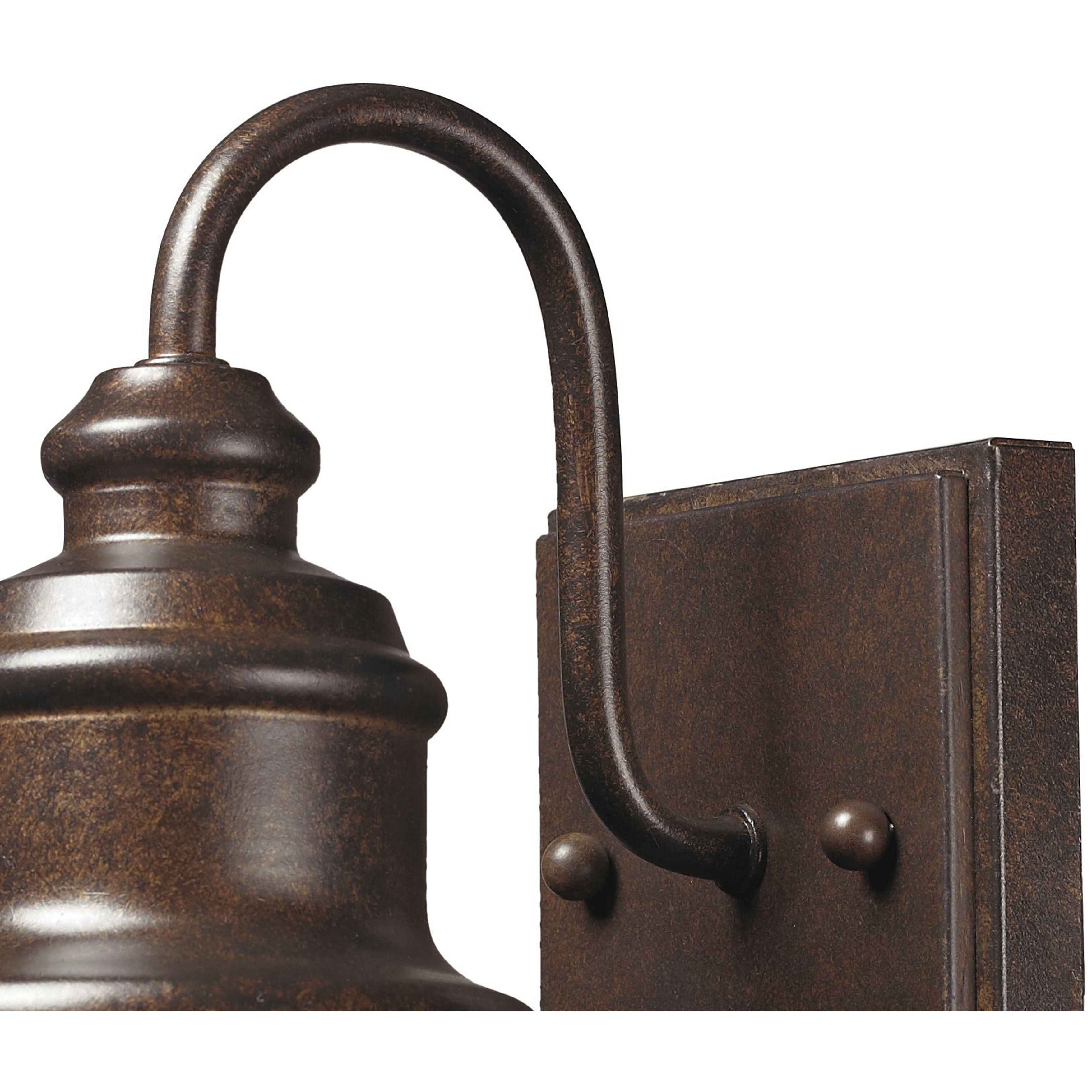 Marina 1 Light 8 inch Hazelnut Bronze Outdoor Wall Sconce