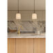 Veo 1 Light 6.42 inch Bronze Interior Pendant Light Ceiling Light