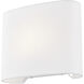 Textile Collection 1 Light 12 inch White ADA Wall Sconce Wall Light