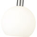 Margo 1 Light 9.75 inch Polished Nickel Pendant Ceiling Light